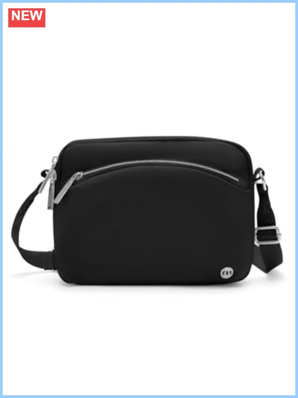Nylon Crossbody Bag Adjustable Strap Anti-Theft Travel Purse Lightweight